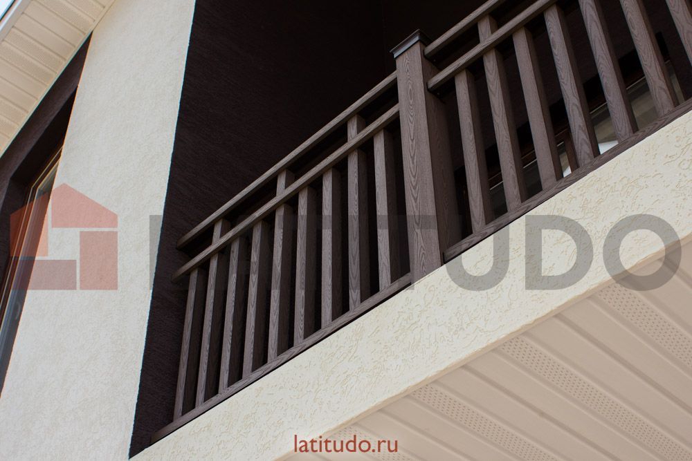 Ограждения ДПК для балкона